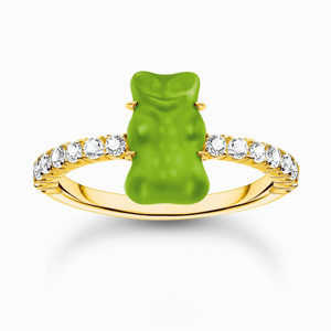THOMAS SABO x HARIBO Goldbear Green Mini gyűrű  gyűrű TR2459-414-6