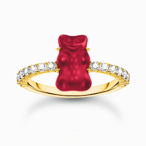 THOMAS SABO x HARIBO Goldbear Red Mini gyűrű  gyűrű TR2459-414-10