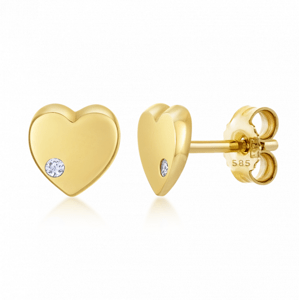 SOFIA arany szív fülbevaló  fülbevaló NB4-SOFE0003
