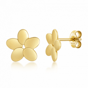 SOFIA arany fülbevaló virágok  fülbevaló NB9NBG-0043